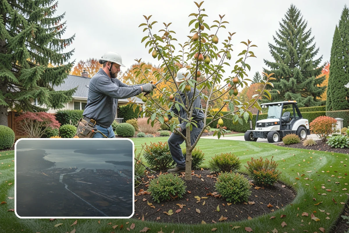Evergreen Tree Planting in Fife, Pierce County, WA - Year-round green color, privacy, and structure