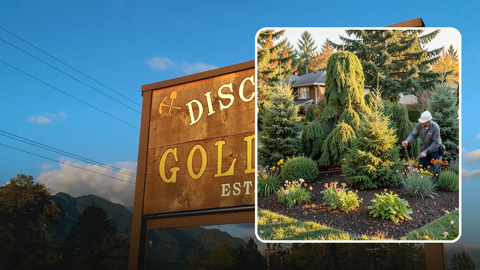 Evergreen Tree Planting in Gold Bar, Snohomish County, WA - We plant evergreen trees that keep Northwest landscapes green and screened all year long.