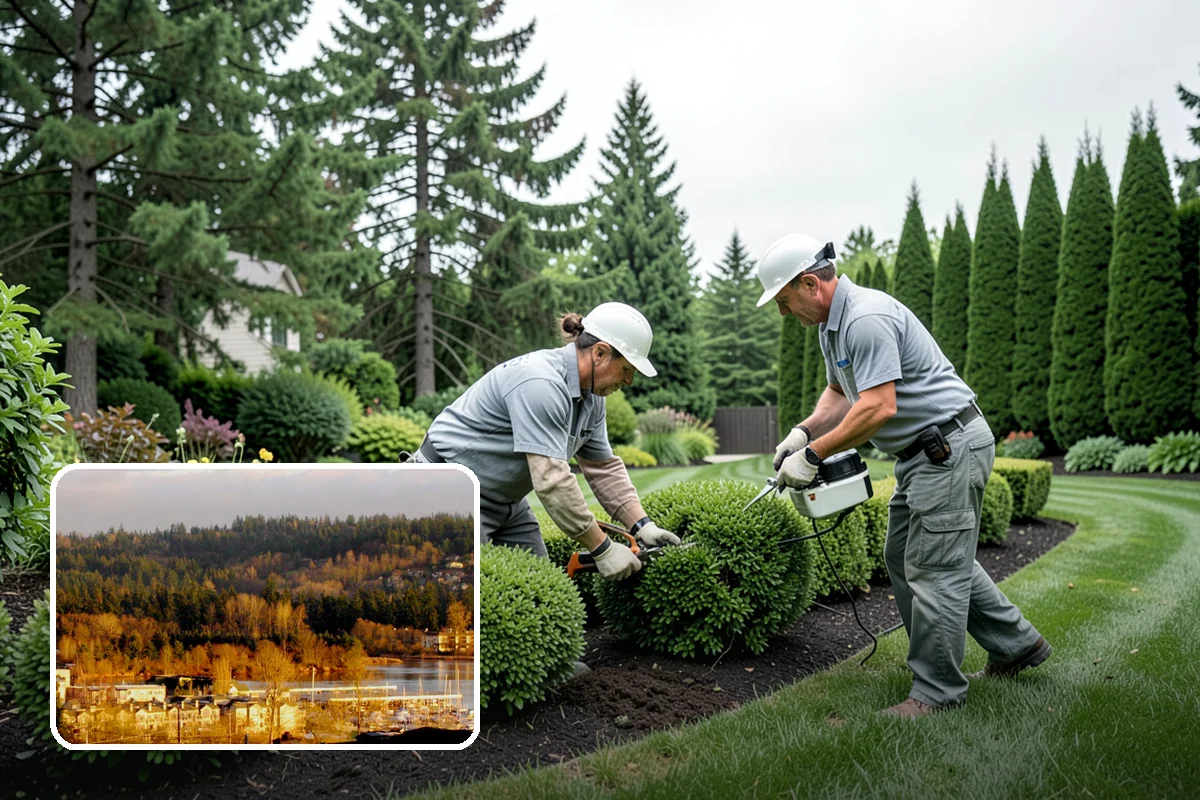 Evergreen Tree Planting in Kenmore, King County, WA - Year-round green color, privacy, and structure