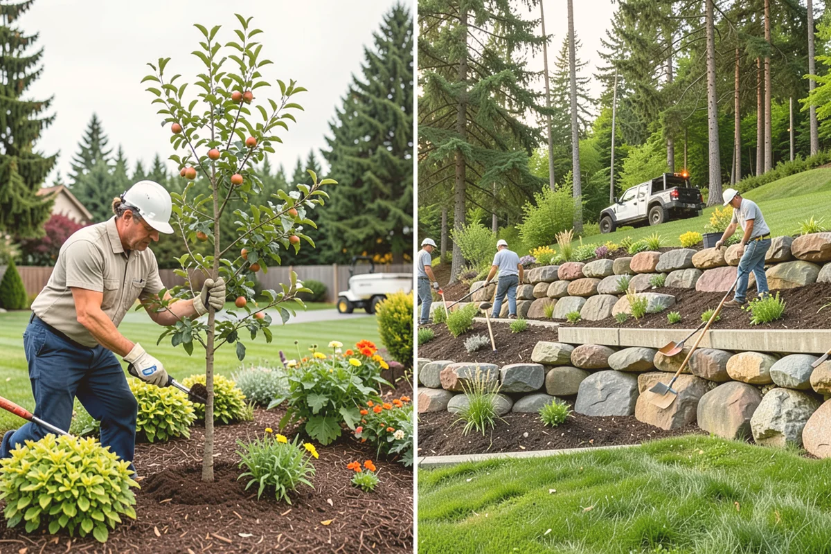 Evergreen Tree Planting in Kirkland, King County, WA - Choose evergreen species for your site and goals