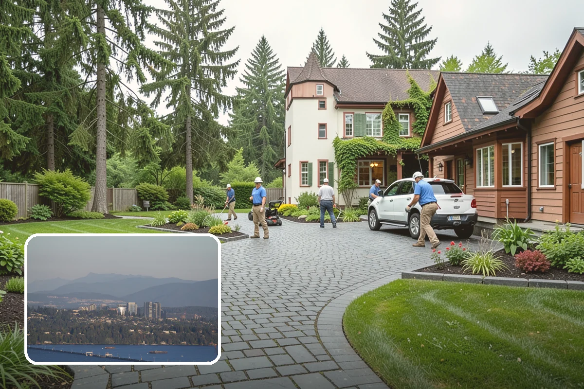 Evergreen Tree Planting in Medina, King County, WA - Year-round green color, privacy, and structure