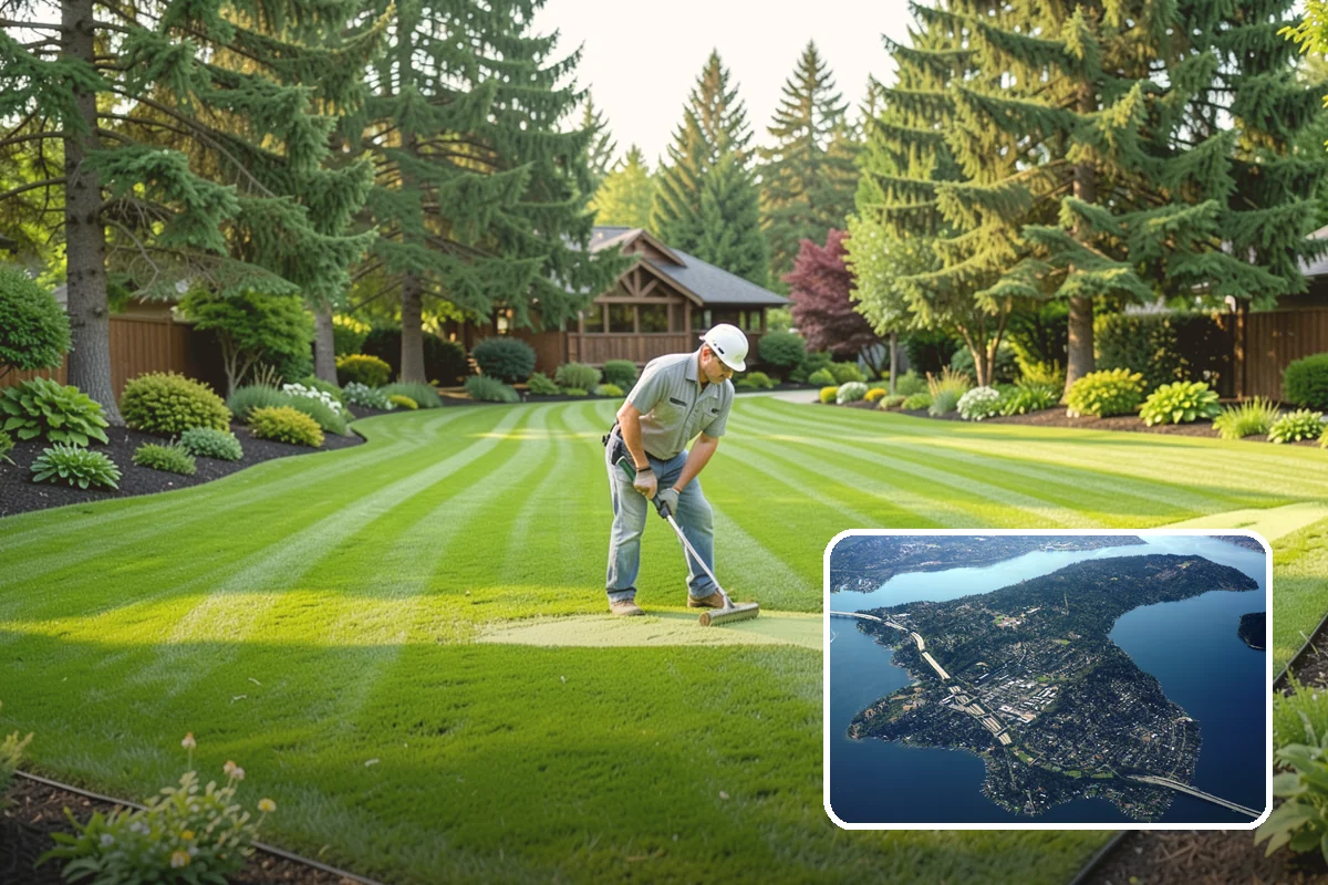Evergreen Tree Planting in Mercer Island, King County, WA - Year-round green color, privacy, and structure
