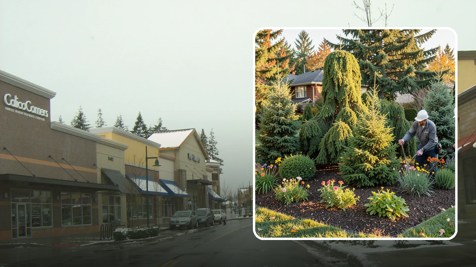 Evergreen Tree Planting in Mill Creek, Snohomish County, WA - We plant evergreen trees that keep Northwest landscapes green and screened all year long.