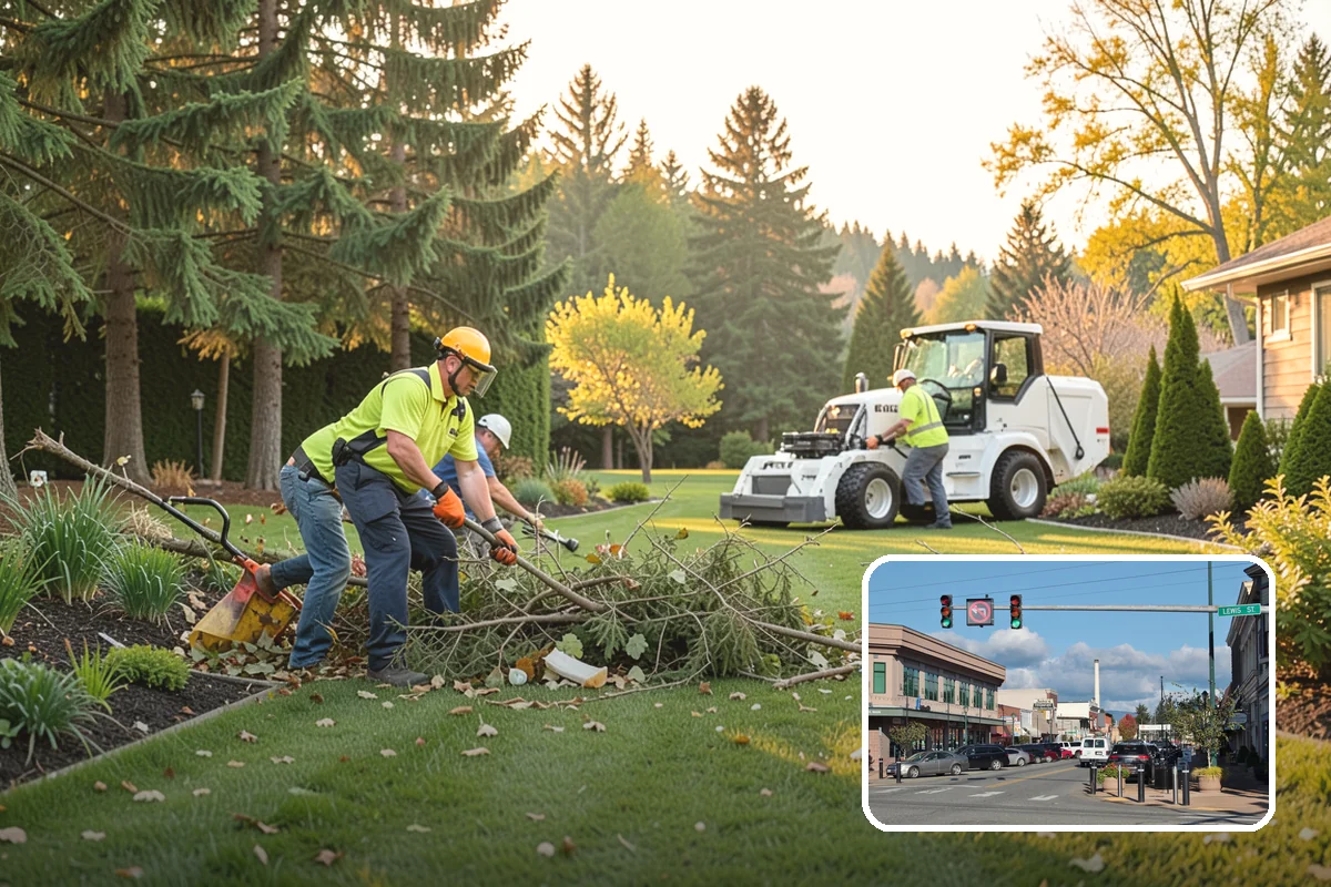 Evergreen Tree Planting in Monroe, Snohomish County, WA - Year-round green color, privacy, and structure