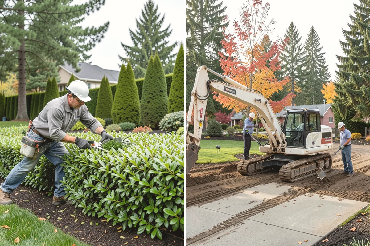 Evergreen Tree Planting in Monroe, Snohomish County, WA - Choose evergreen species for your site and goals