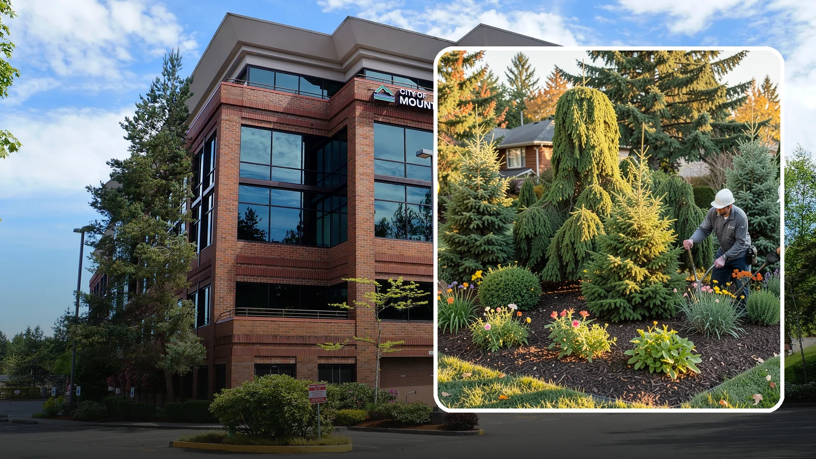 Evergreen Tree Planting in Mountlake Terrace, Snohomish County, WA - We plant evergreen trees that keep Northwest landscapes green and screened all year long.