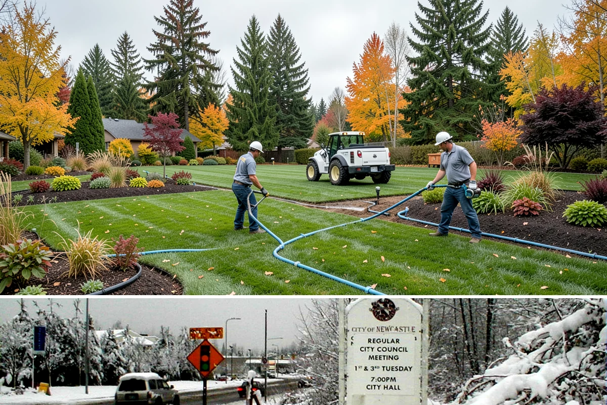 Evergreen Tree Planting in Newcastle, King County, WA - Fall is the prime window so Northwest winter rains establish roots, though early spring planting also succeeds ahead of the dry...