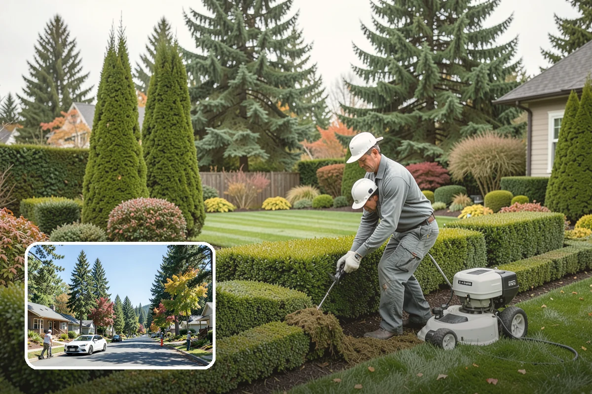 Evergreen Tree Planting in Orting, Pierce County, WA - Year-round green color, privacy, and structure