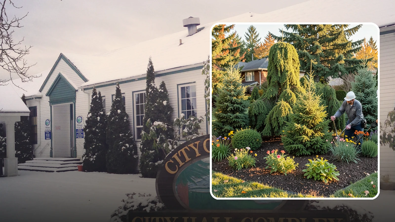 Evergreen Tree Planting in Pacific, King County, WA - We plant evergreen trees that keep Northwest landscapes green and screened all year long.