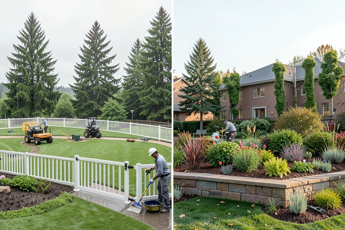 Evergreen Tree Planting in Pacific, King County, WA - Choose evergreen species for your site and goals