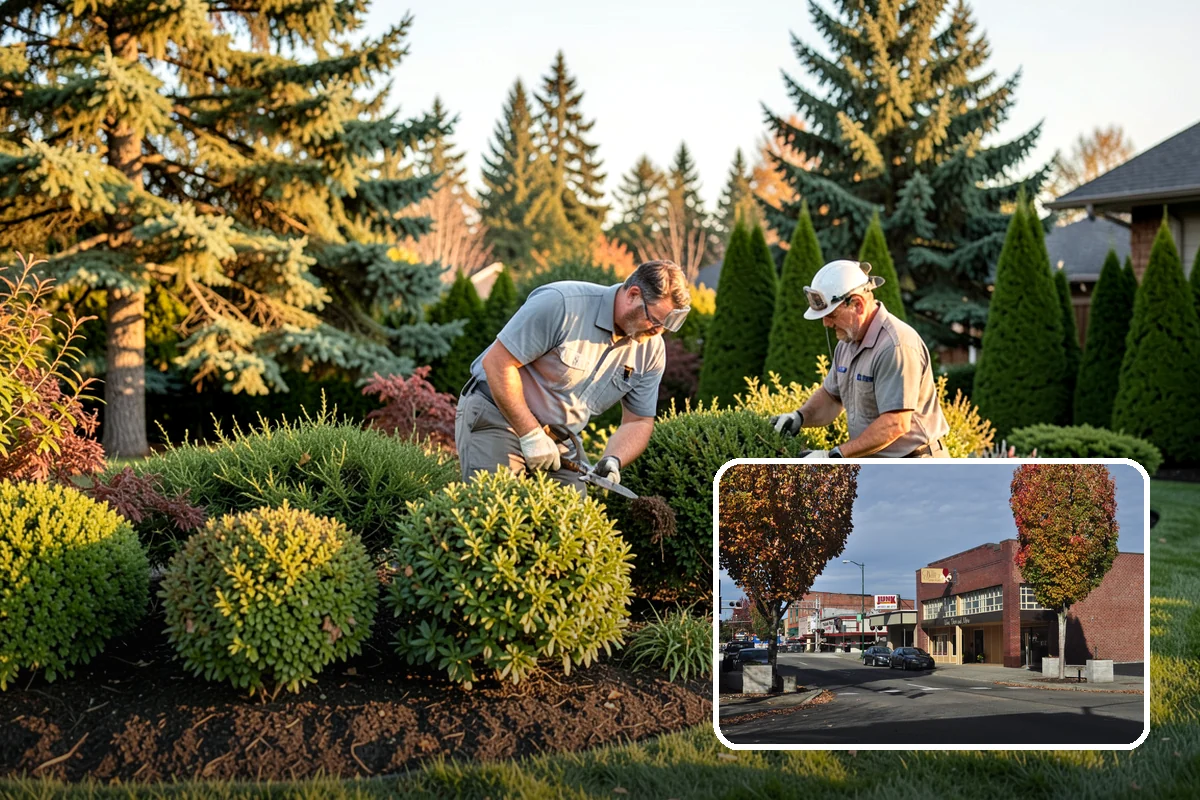 Evergreen Tree Planting in Puyallup, Pierce County, WA - Year-round green color, privacy, and structure