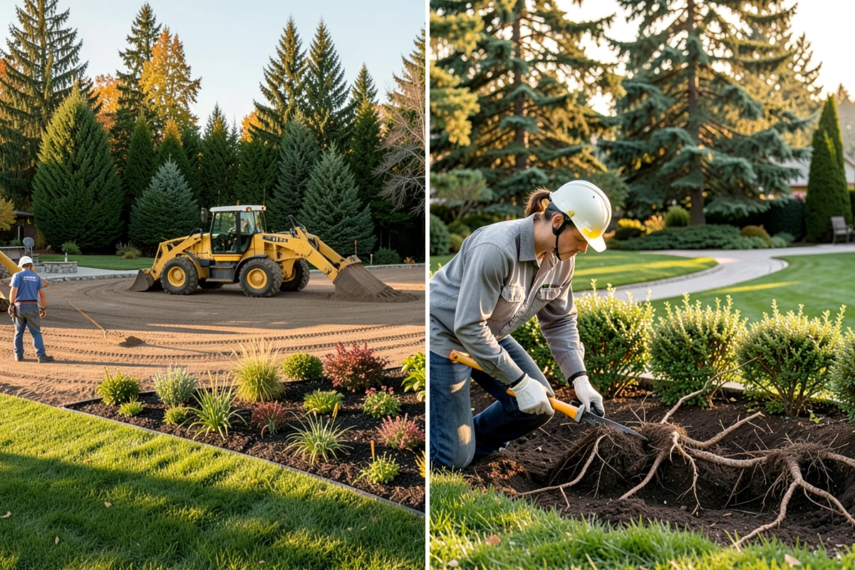 Evergreen Tree Planting in Puyallup, Pierce County, WA - Choose evergreen species for your site and goals
