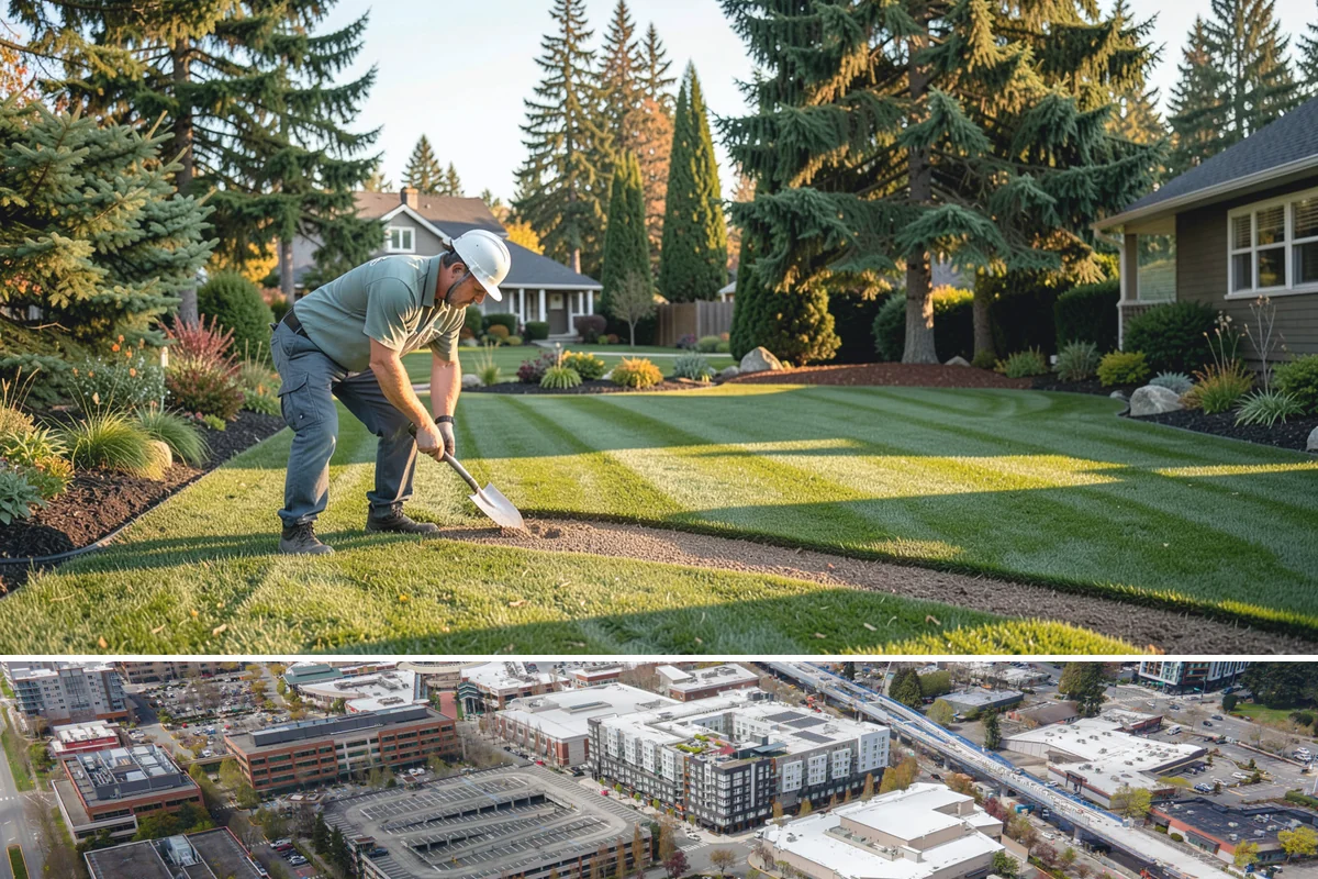 Evergreen Tree Planting in Redmond, King County, WA - Fall is the prime window so Northwest winter rains establish roots, though early spring planting also succeeds ahead of the dry...