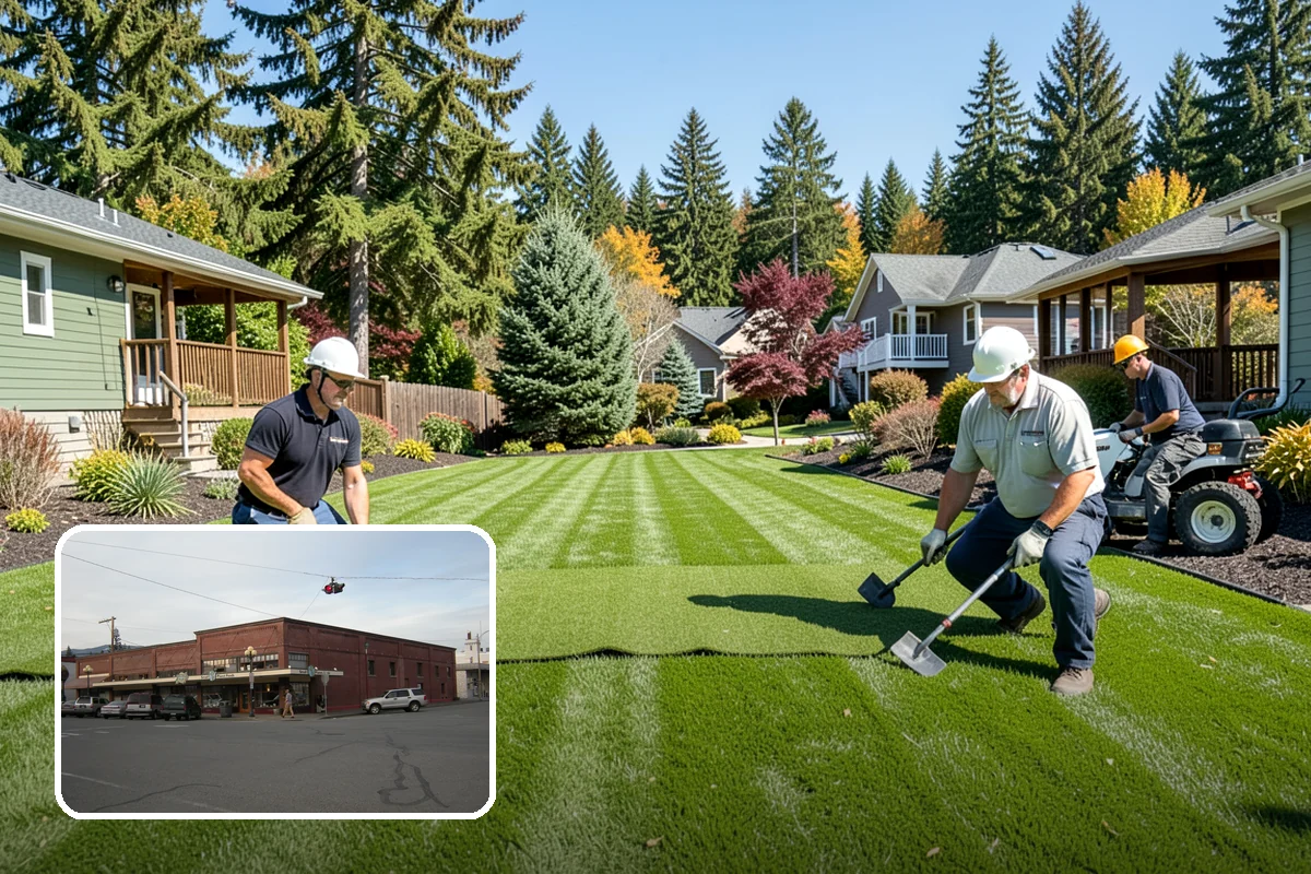 Evergreen Tree Planting in Sedro-Woolley, Skagit County, WA - Year-round green color, privacy, and structure