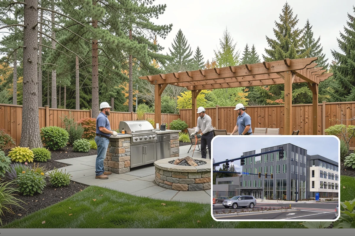 Evergreen Tree Planting in Shoreline, King County, WA - Year-round green color, privacy, and structure