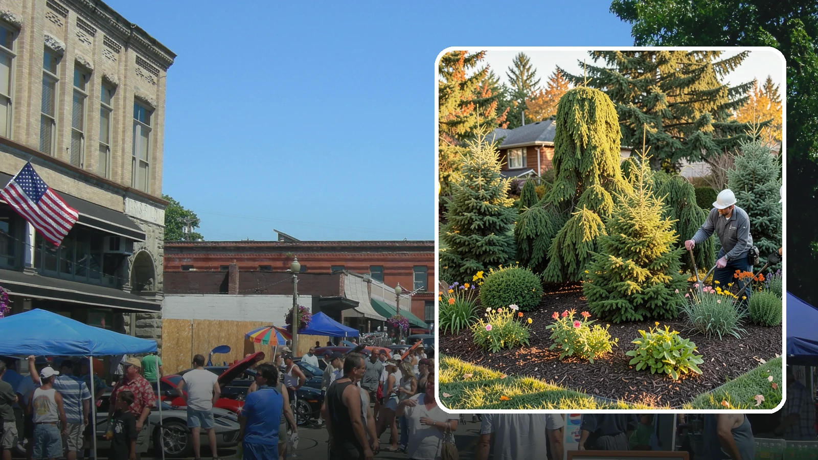 Evergreen Tree Planting in Snohomish, Snohomish County, WA - We plant evergreen trees that keep Northwest landscapes green and screened all year long.