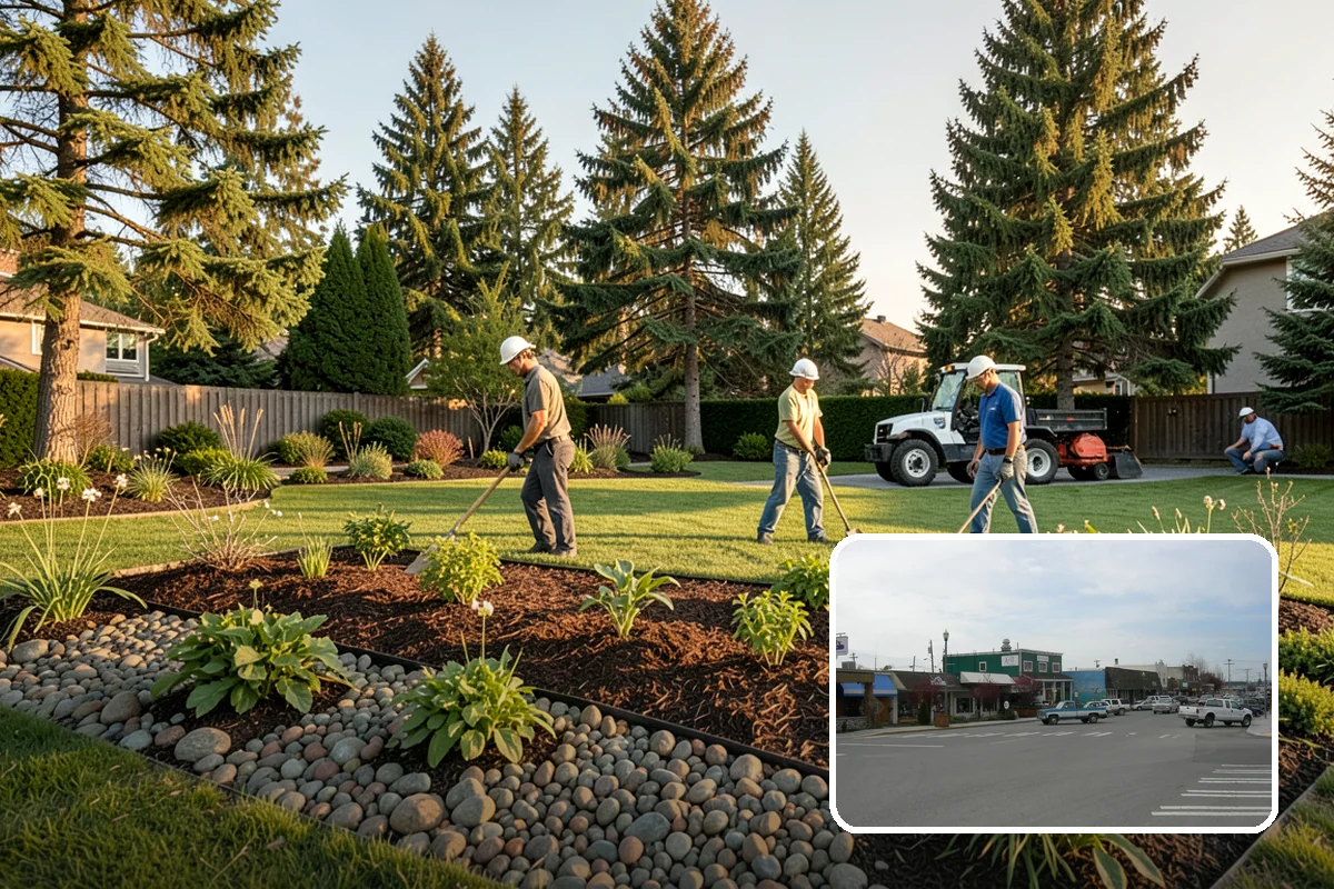 Evergreen Tree Planting in Stanwood, Snohomish County, WA - Year-round green color, privacy, and structure