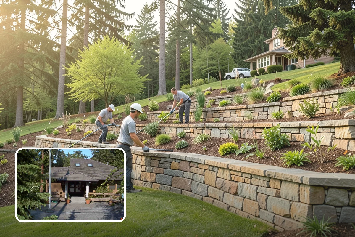 Evergreen Tree Planting in Yarrow Point, King County, WA - Year-round green color, privacy, and structure