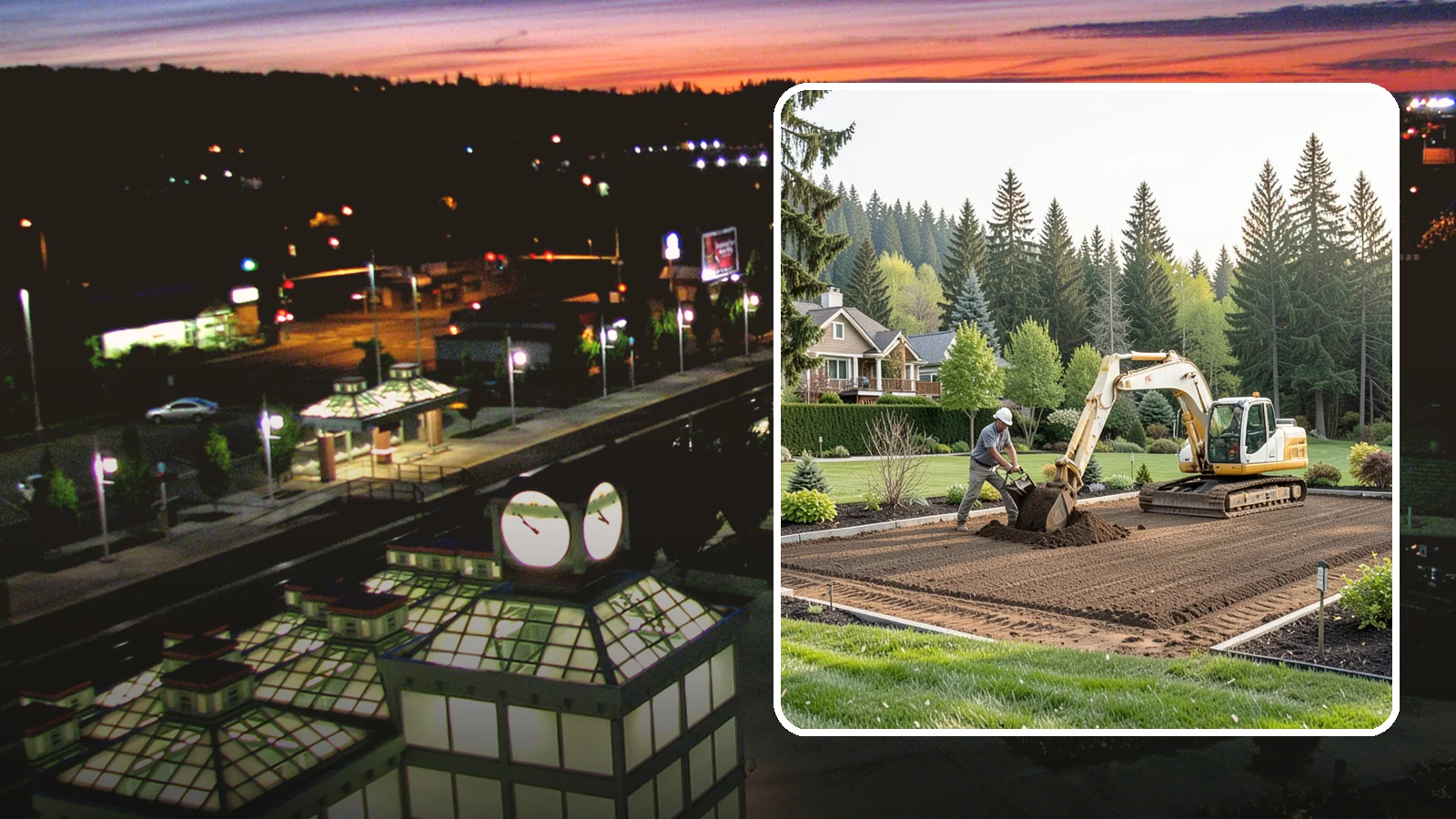 Excavation in Auburn, King County, WA - Precise excavation for foundations, features, drainage, and landscape projects of all sizes.