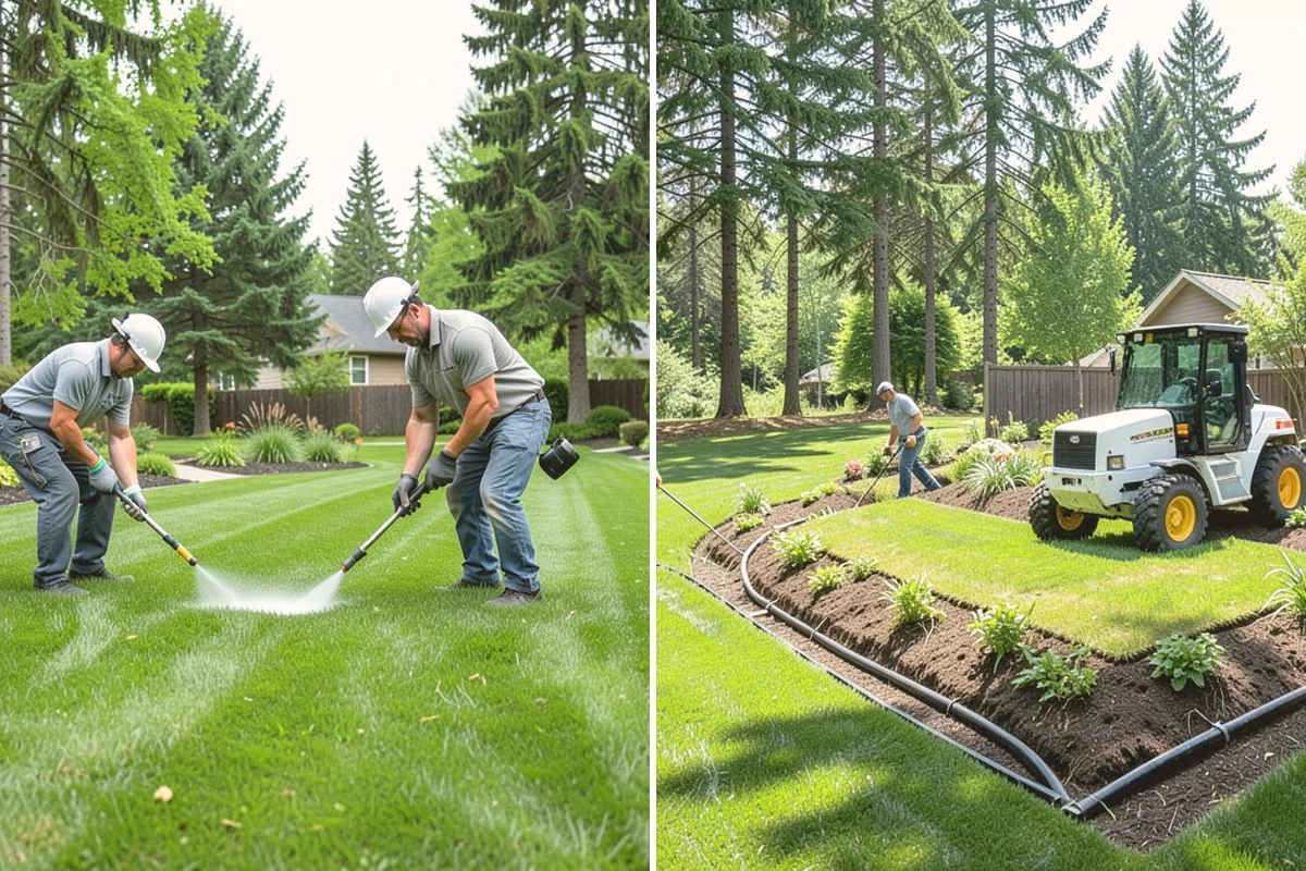 Excavation in Bellevue, King County, WA - Locate and mark utilities