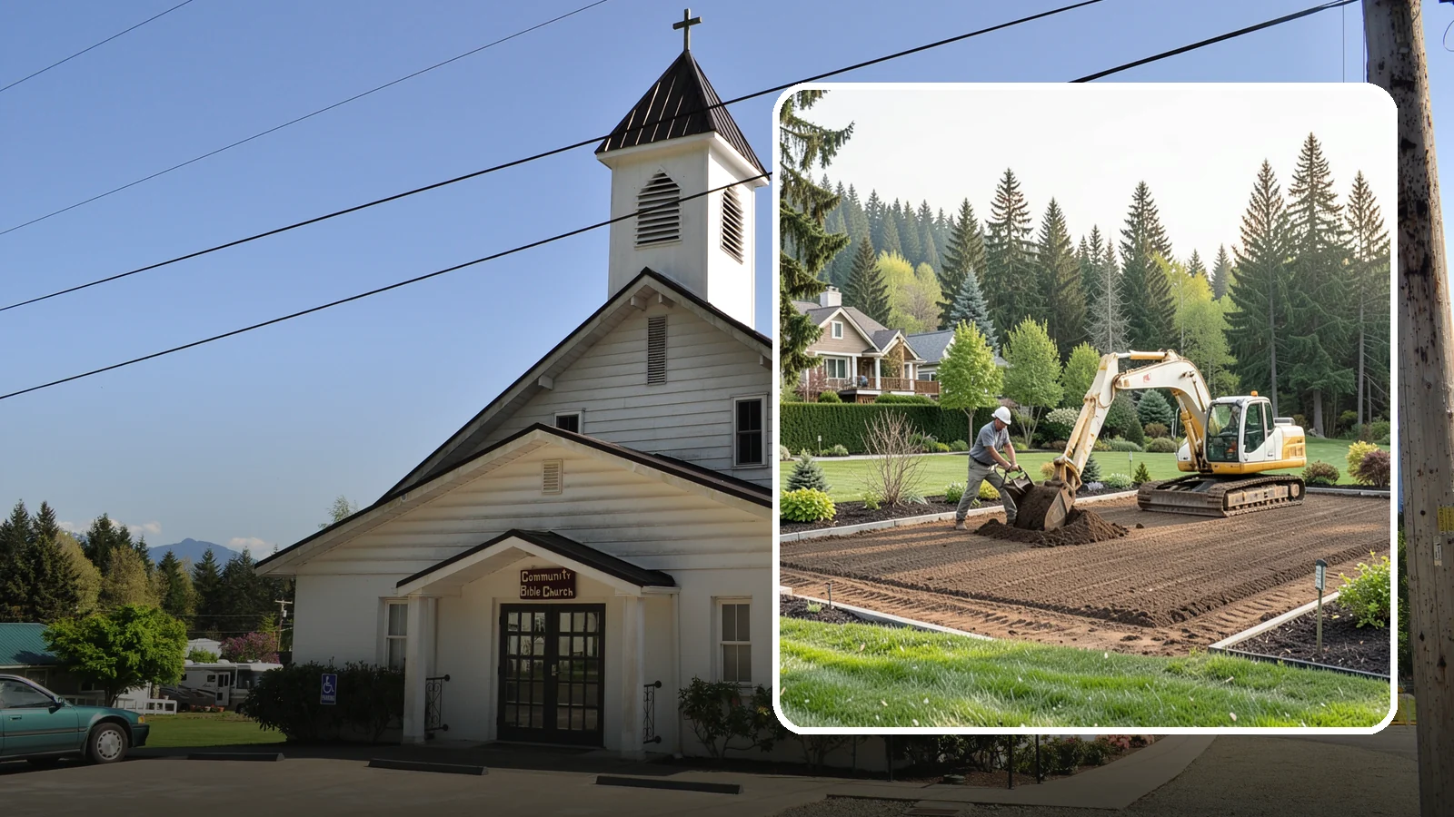 Excavation in Concrete, Skagit County, WA - Precise excavation for foundations, features, drainage, and landscape projects of all sizes.