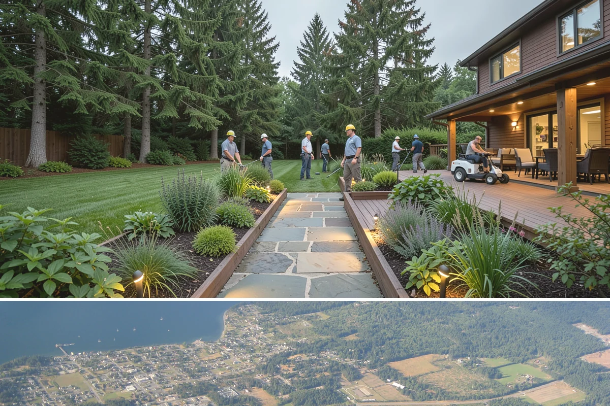 Excavation in Coupeville, Island County, WA - Best done in drier conditions.