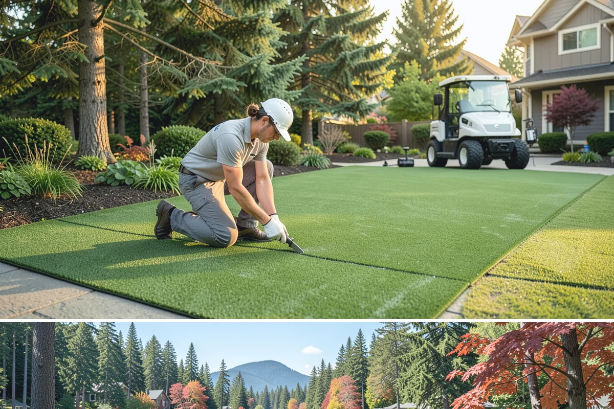 Excavation in Covington, King County, WA - Best done in drier conditions.