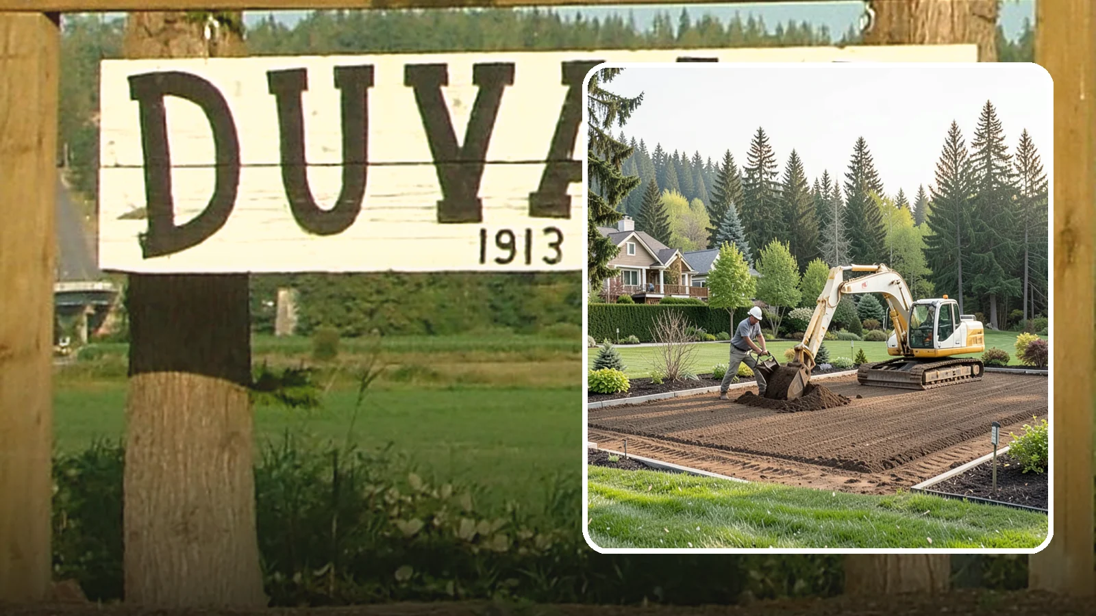 Excavation in Duvall, King County, WA - Precise excavation for foundations, features, drainage, and landscape projects of all sizes.