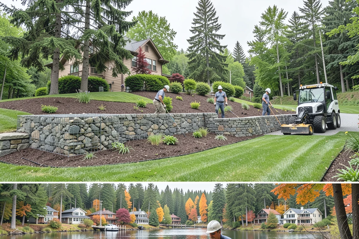 Excavation in La Conner, Skagit County, WA - Best done in drier conditions.