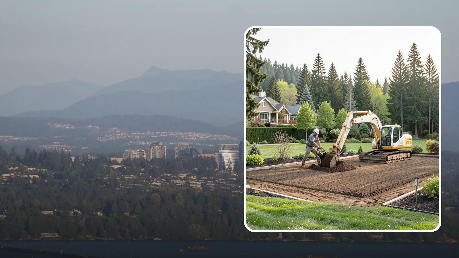 Excavation in Medina, King County, WA - Precise excavation for foundations, features, drainage, and landscape projects of all sizes.
