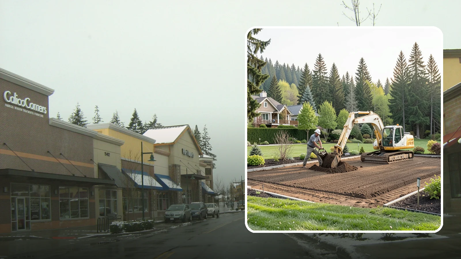 Excavation in Mill Creek, Snohomish County, WA - Precise excavation for foundations, features, drainage, and landscape projects of all sizes.