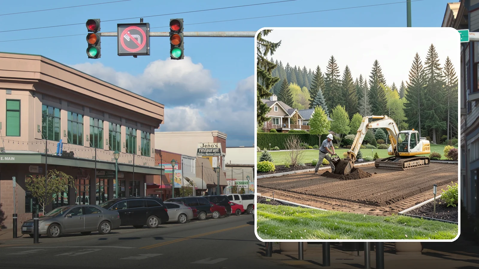 Excavation in Monroe, Snohomish County, WA - Precise excavation for foundations, features, drainage, and landscape projects of all sizes.