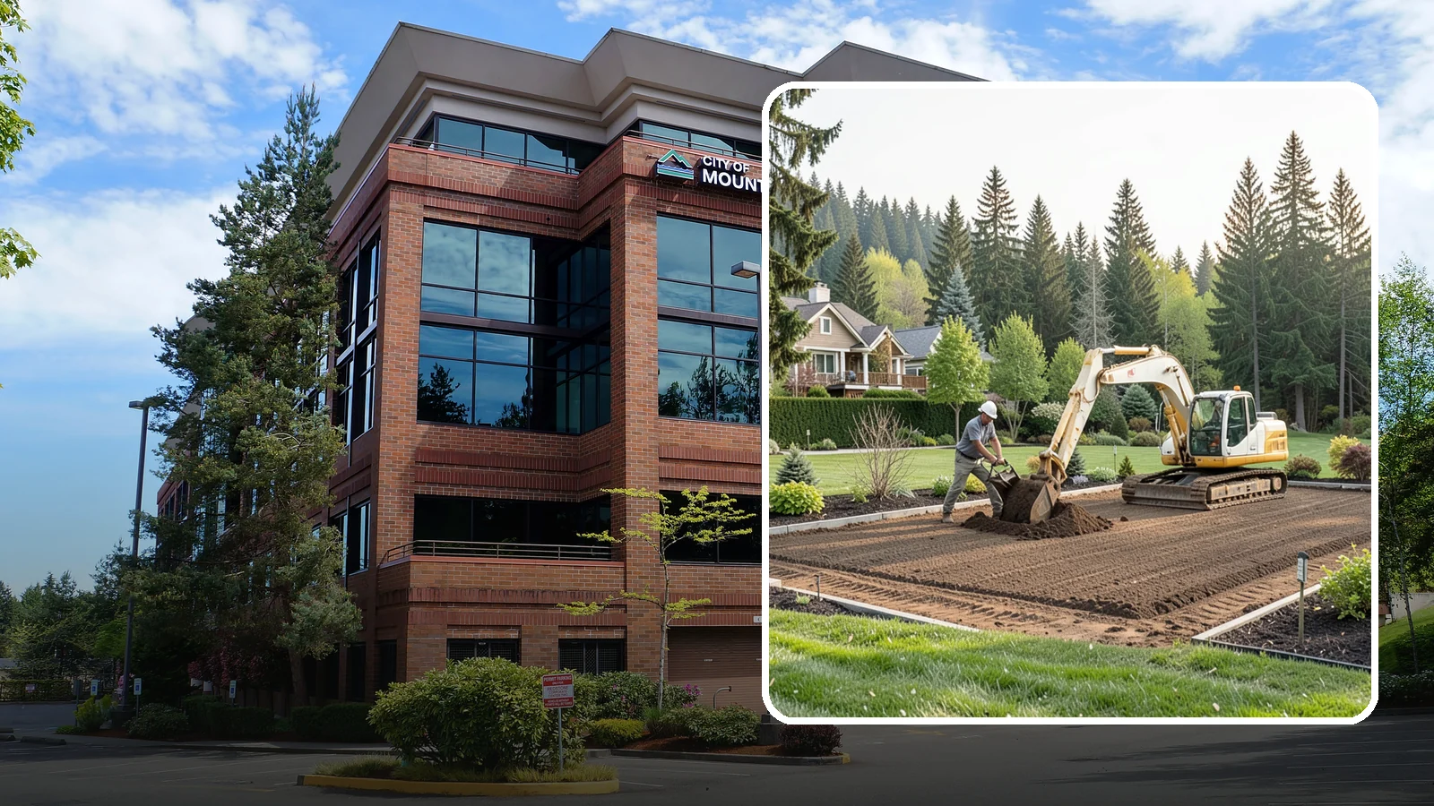 Excavation in Mountlake Terrace, Snohomish County, WA - Precise excavation for foundations, features, drainage, and landscape projects of all sizes.