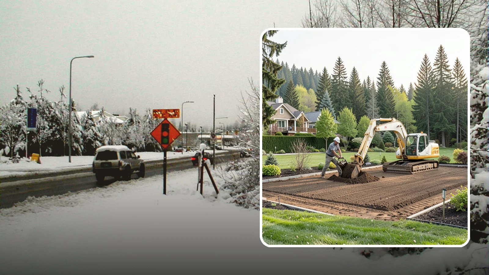 Excavation in Newcastle, King County, WA - Precise excavation for foundations, features, drainage, and landscape projects of all sizes.