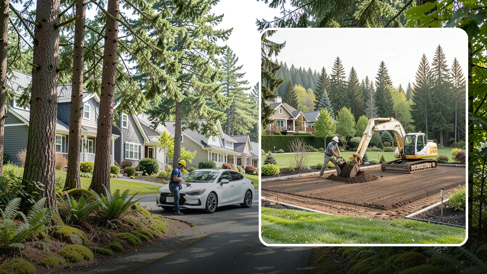Excavation in Normandy Park, King County, WA - Precise excavation for foundations, features, drainage, and landscape projects of all sizes.