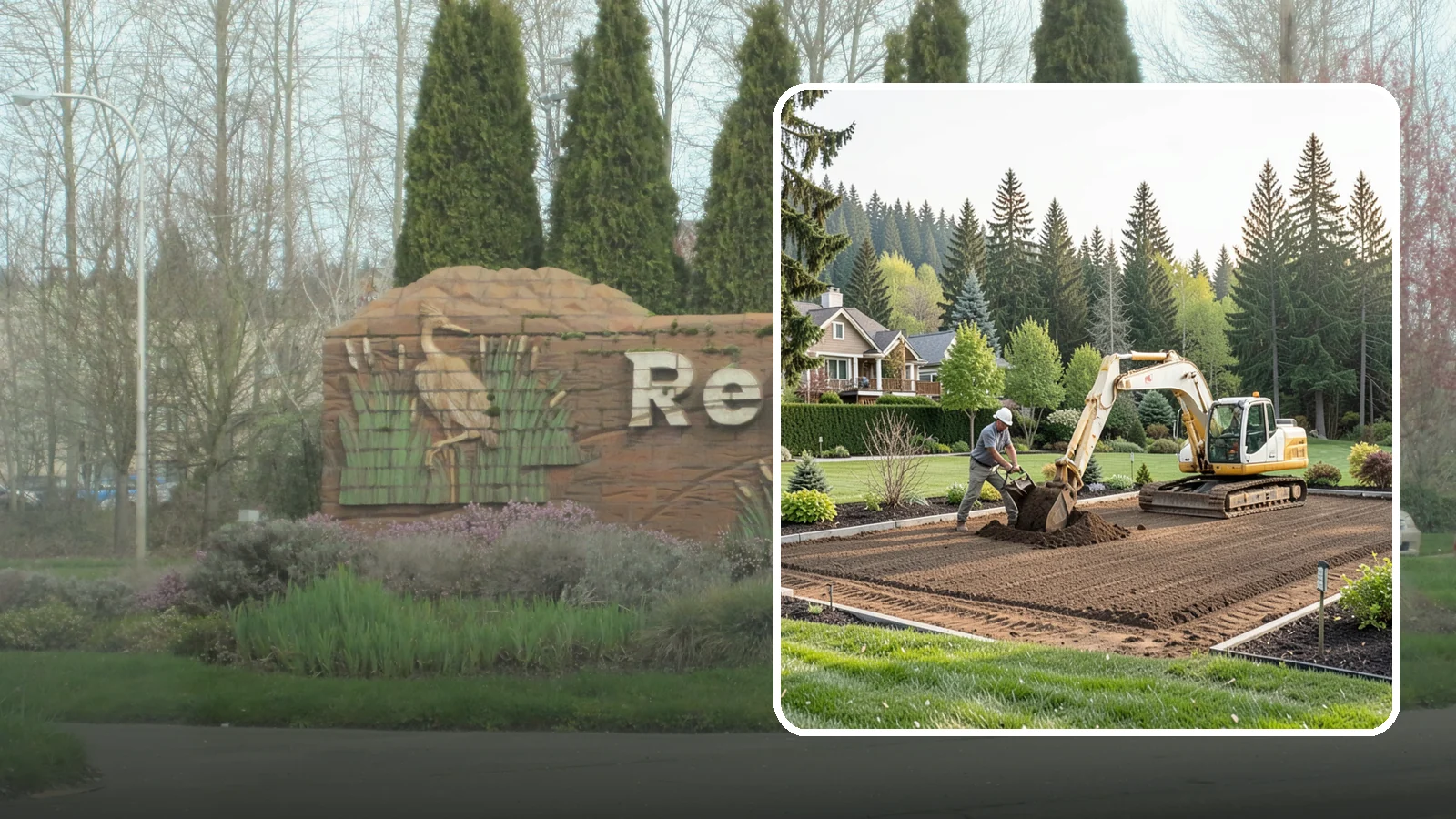 Excavation in Renton, King County, WA - Precise excavation for foundations, features, drainage, and landscape projects of all sizes.