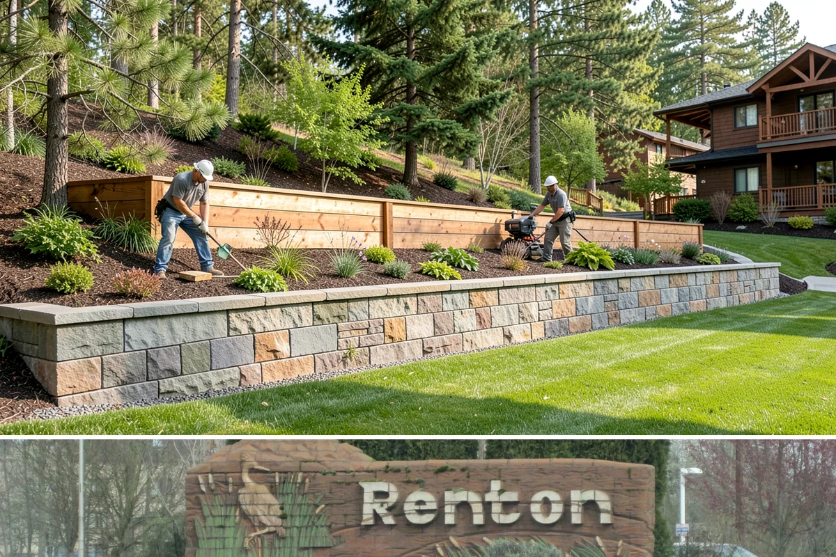 Excavation in Renton, King County, WA - Best done in drier conditions.