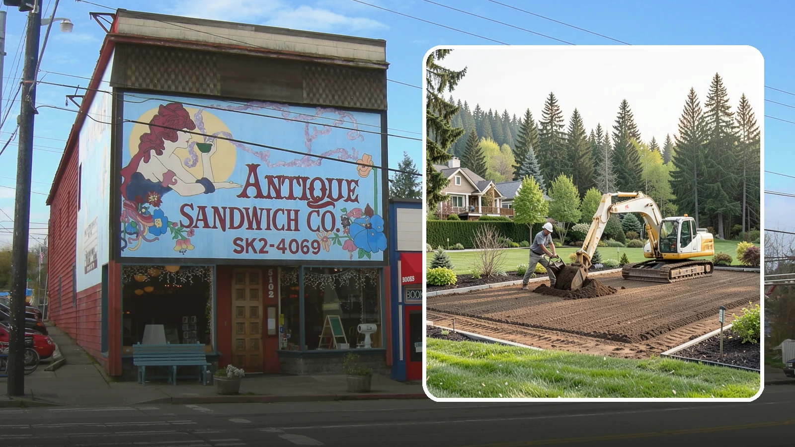 Excavation in Ruston, Pierce County, WA - Precise excavation for foundations, features, drainage, and landscape projects of all sizes.