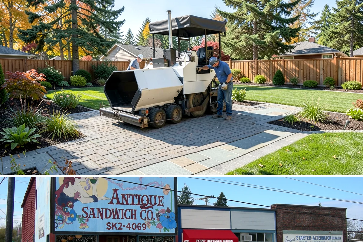 Excavation in Ruston, Pierce County, WA - Best done in drier conditions.