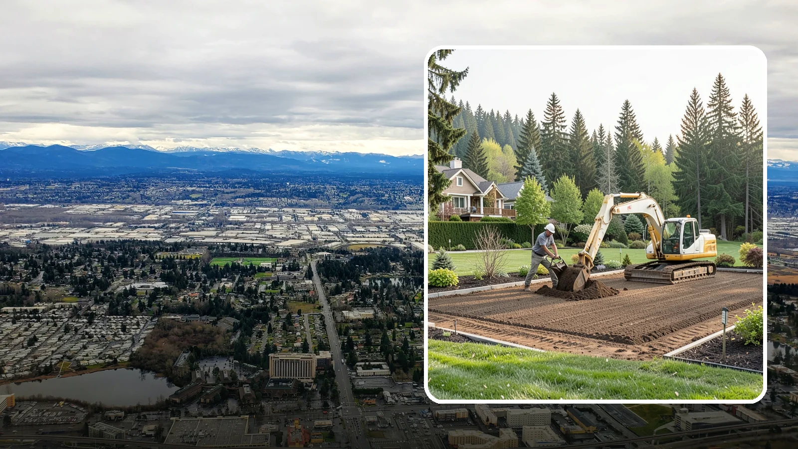Excavation in SeaTac, King County, WA - Precise excavation for foundations, features, drainage, and landscape projects of all sizes.