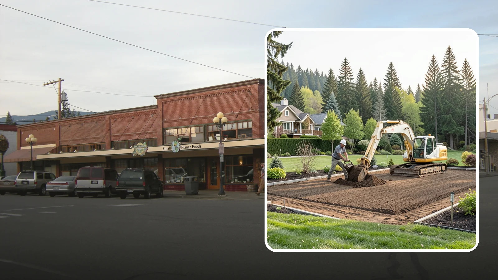 Excavation in Sedro-Woolley, Skagit County, WA - Precise excavation for foundations, features, drainage, and landscape projects of all sizes.