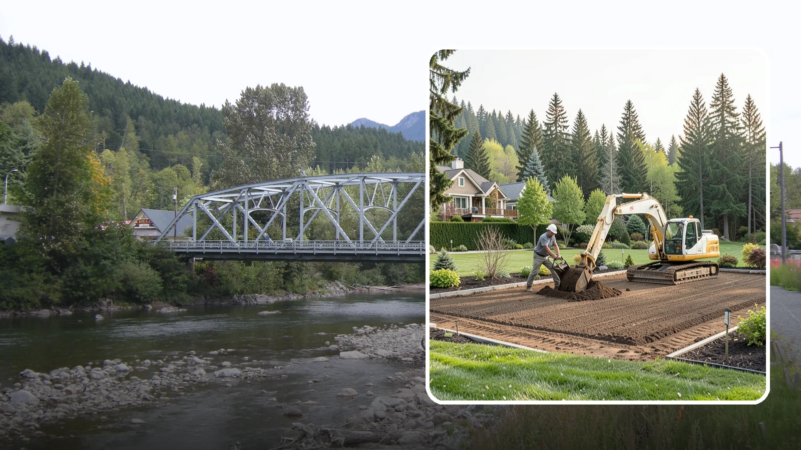 Excavation in Skykomish, King County, WA - Precise excavation for foundations, features, drainage, and landscape projects of all sizes.