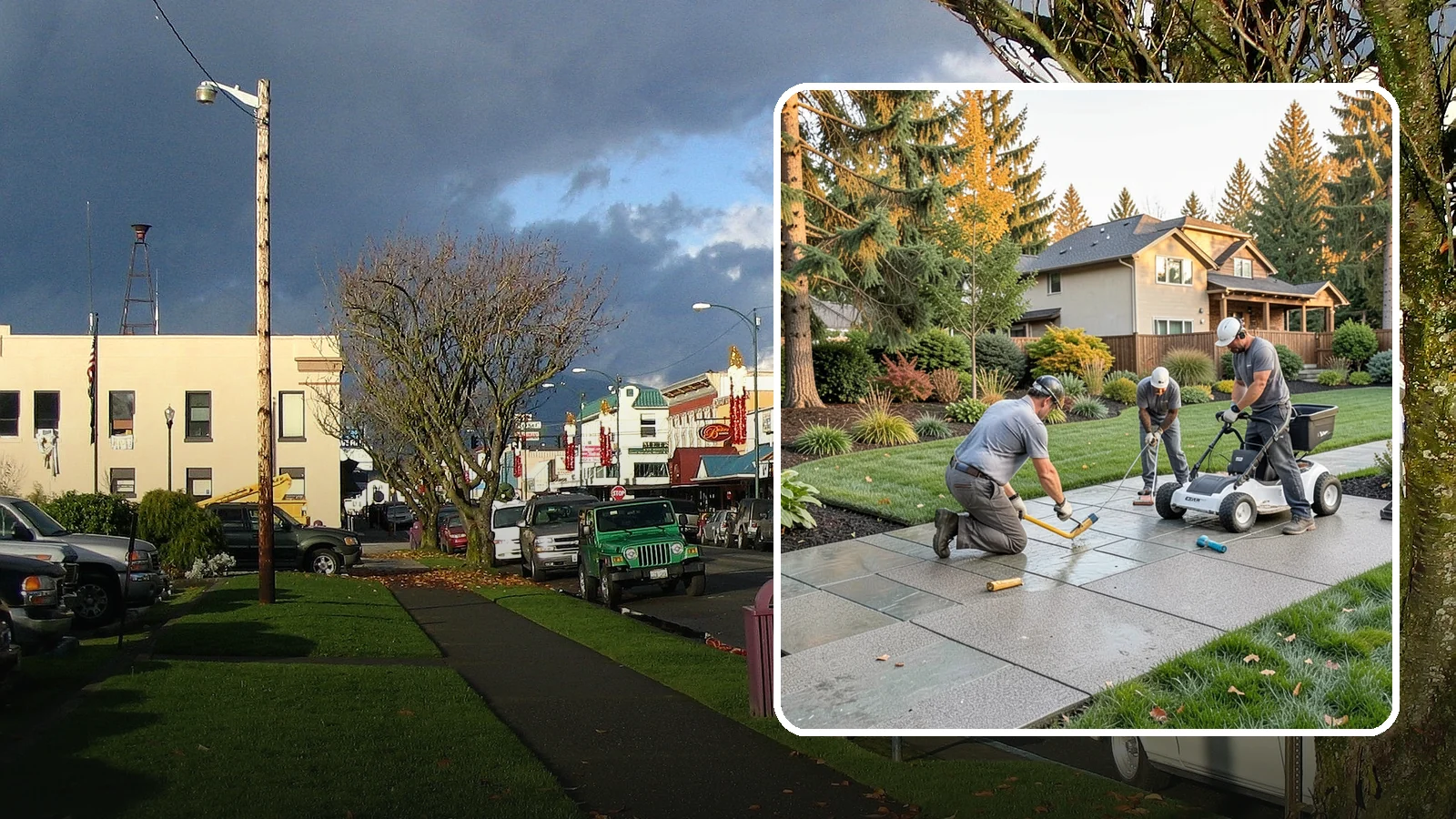 Exposed Aggregate Concrete in Arlington, Snohomish County, WA - We finish exposed aggregate concrete that delivers natural texture and exceptional slip resistance for rainy climates.