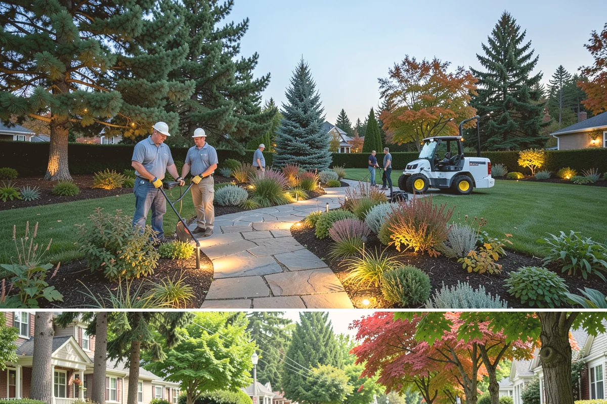Exposed Aggregate Concrete in Beaux Arts Village, King County, WA - Warm, dry summer weather gives the precise cure timing needed to expose aggregate evenly and seal it before rain returns.