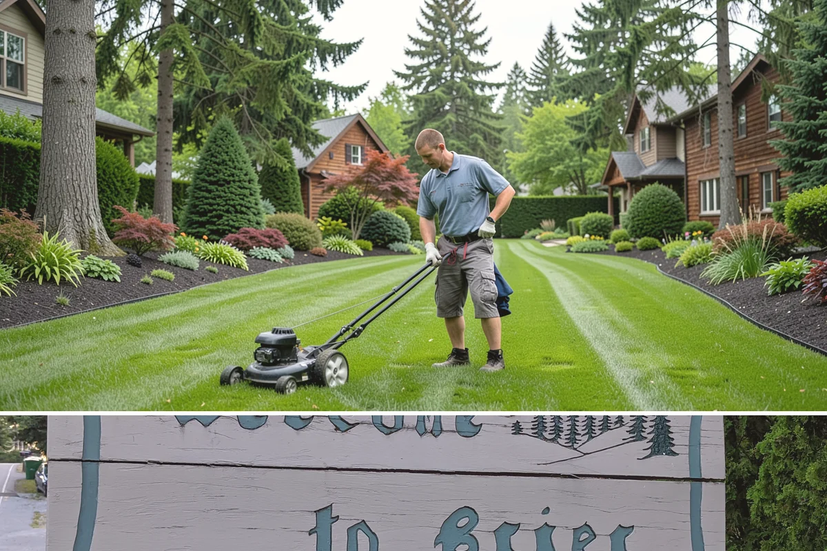Exposed Aggregate Concrete in Brier, Snohomish County, WA - Warm, dry summer weather gives the precise cure timing needed to expose aggregate evenly and seal it before rain returns.