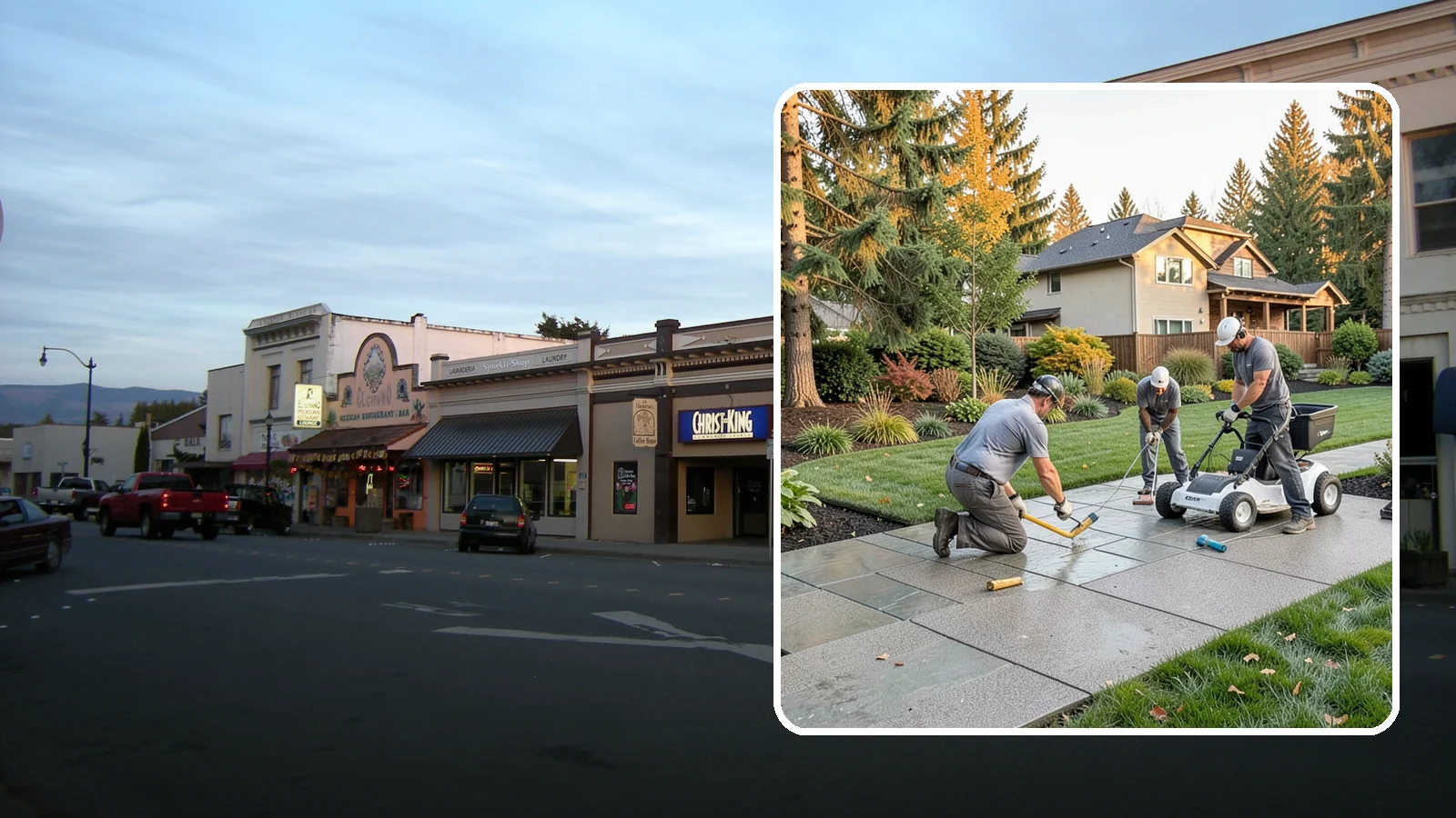 Exposed Aggregate Concrete in Burlington, Skagit County, WA - We finish exposed aggregate concrete that delivers natural texture and exceptional slip resistance for rainy climates.
