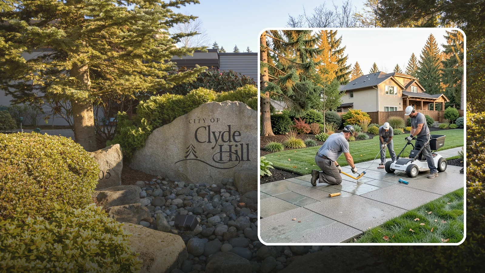 Exposed Aggregate Concrete in Clyde Hill, King County, WA - We finish exposed aggregate concrete that delivers natural texture and exceptional slip resistance for rainy climates.