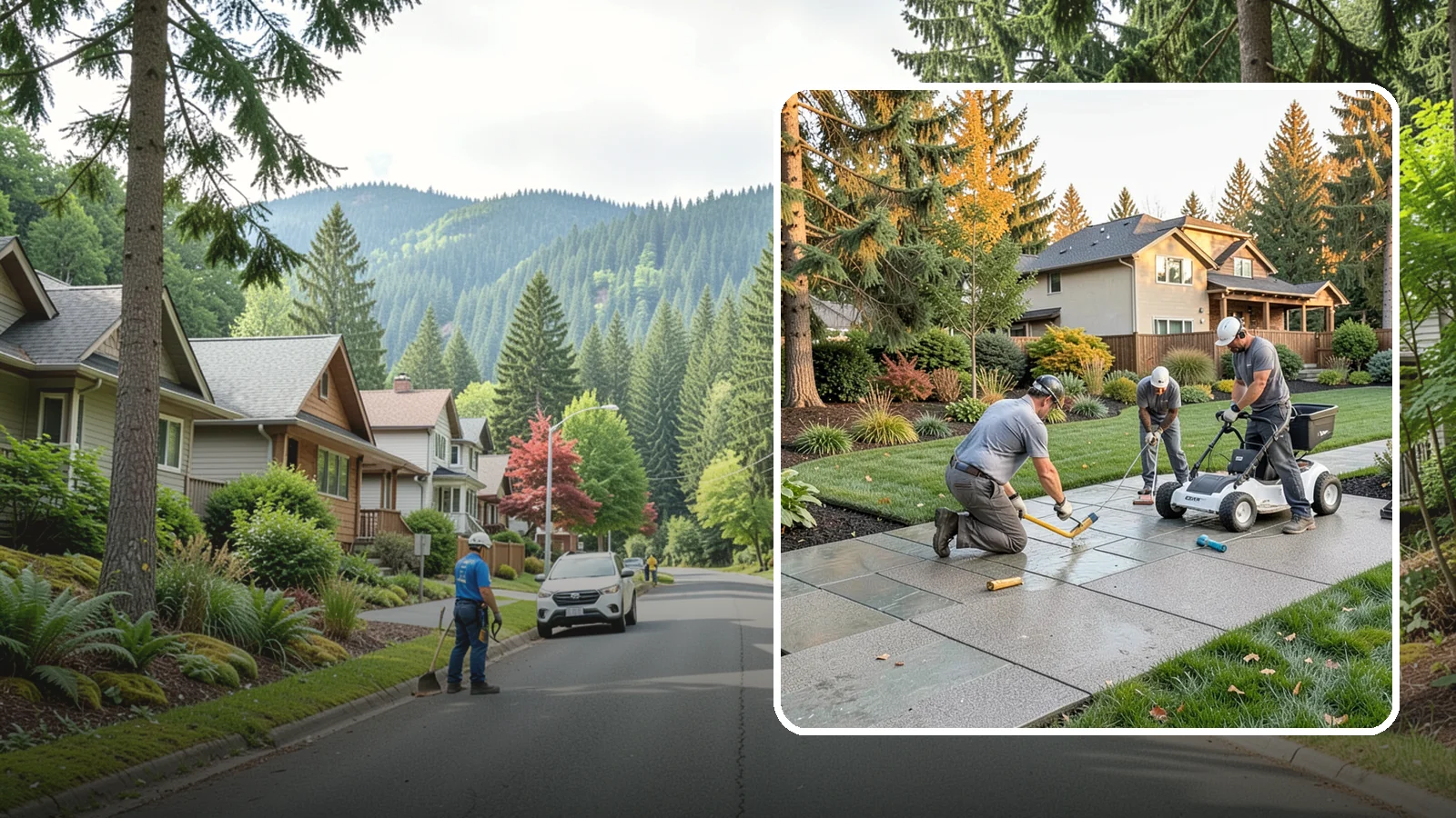 Exposed Aggregate Concrete in Darrington, Snohomish County, WA - We finish exposed aggregate concrete that delivers natural texture and exceptional slip resistance for rainy climates.