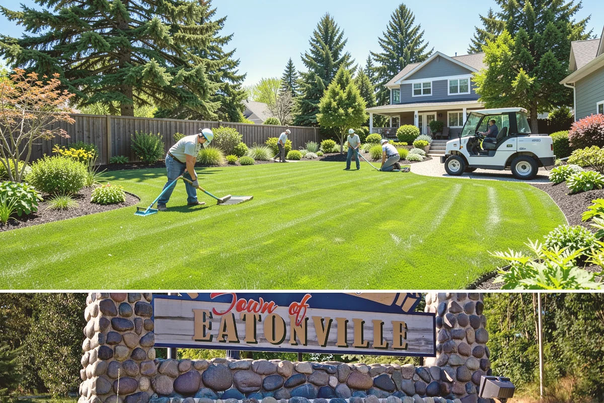 Exposed Aggregate Concrete in Eatonville, Pierce County, WA - Warm, dry summer weather gives the precise cure timing needed to expose aggregate evenly and seal it before rain returns.