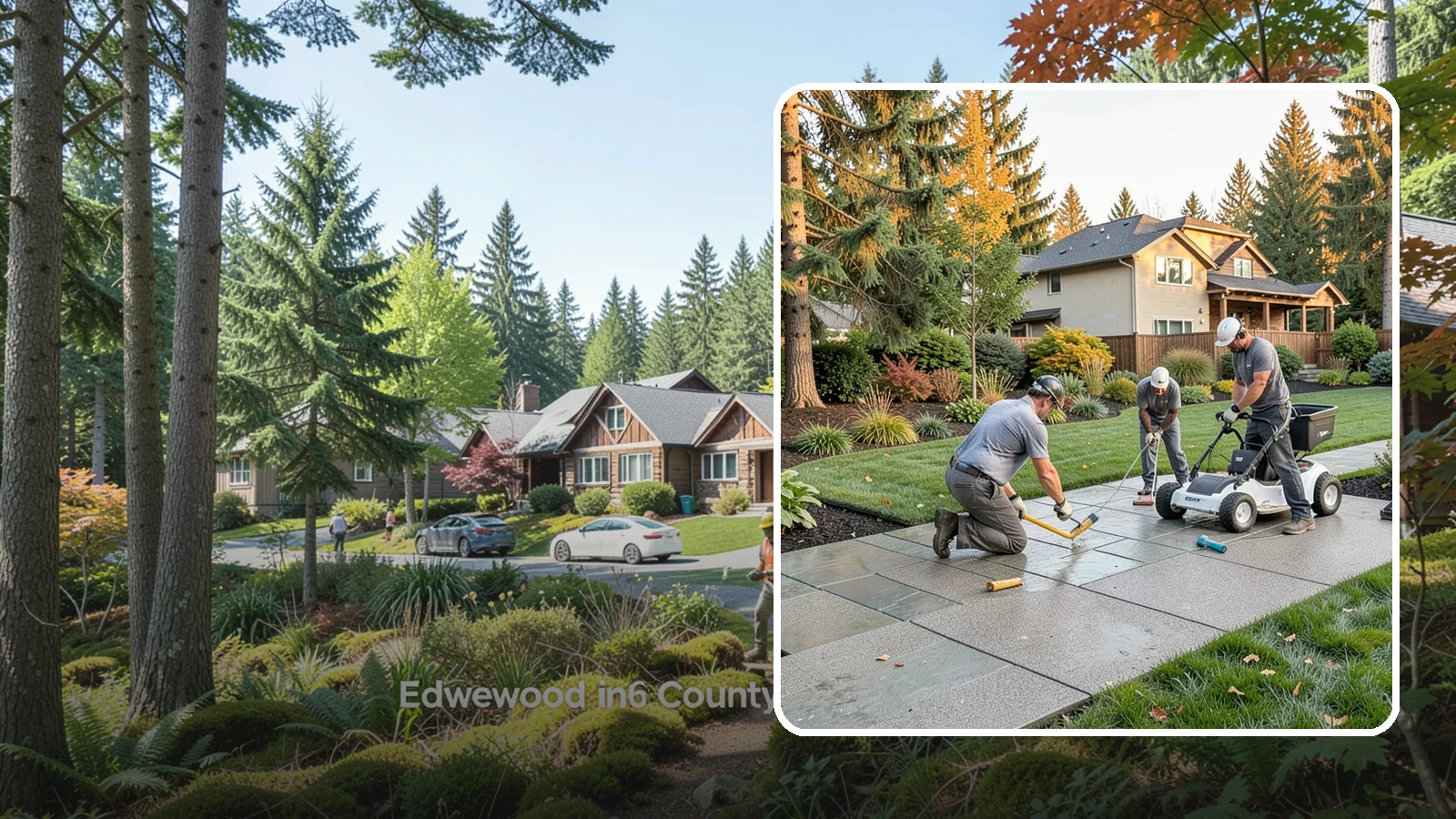 Exposed Aggregate Concrete in Edgewood, Pierce County, WA - We finish exposed aggregate concrete that delivers natural texture and exceptional slip resistance for rainy climates.